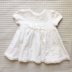 Vintage Velvet Embroidered Lace Trim Party Dress